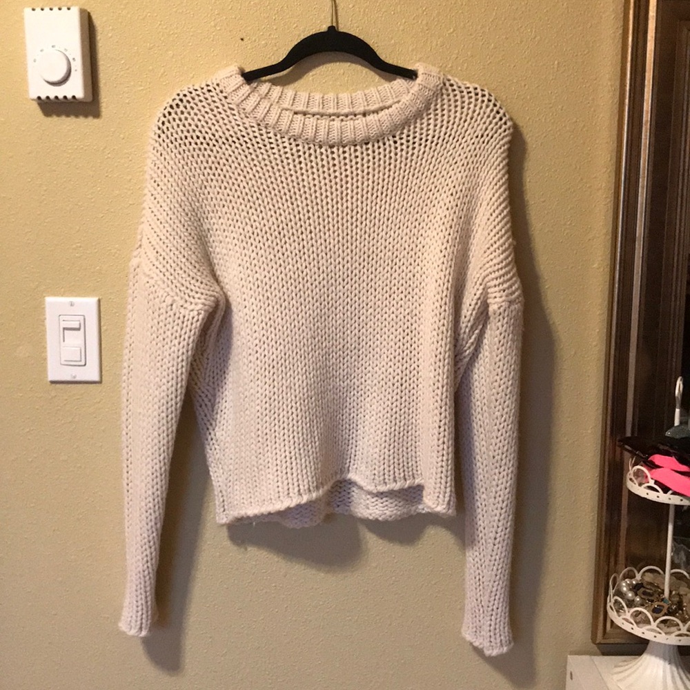Chunky knit sweater